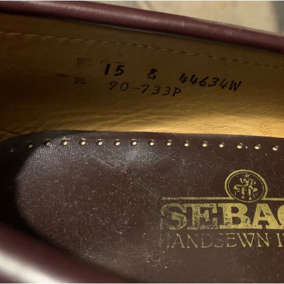 Sebago Classic Dan Loafers Size 15 E Shoe Penny Burgundy Leather Casual Preppy main image 6